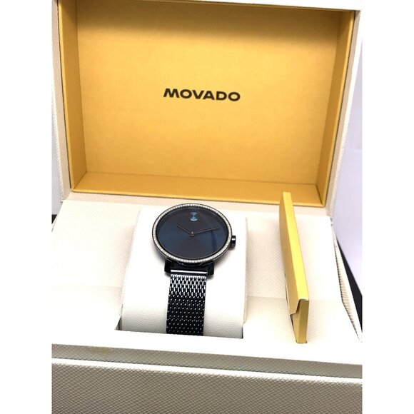Movado Women's Watch with Midnight Blue Dial and Silver Accents - Picture 3 of 14